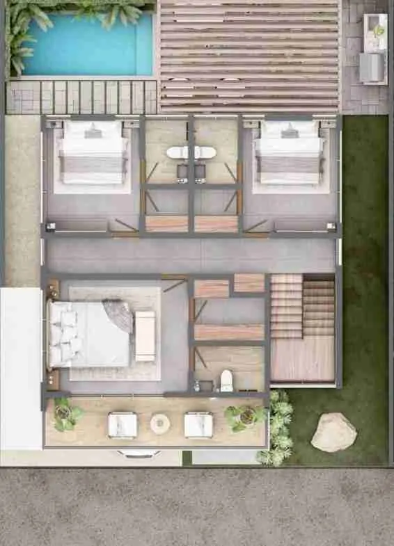 Impressive 3 BR Villa for sale with pool near Coco Bongo and Downtown Punta Cana 5