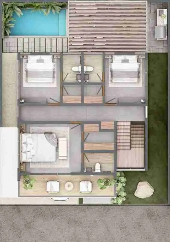 Impressive 3 BR Villa for sale with pool near Coco Bongo and Downtown Punta Cana 5