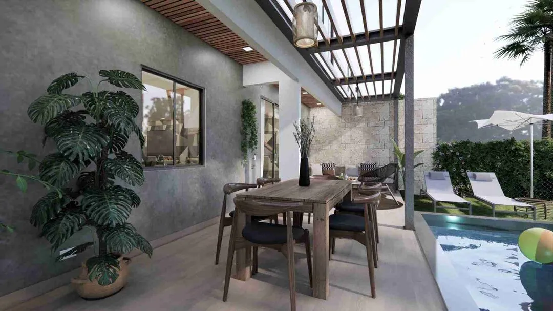 Incredible 3BR Townhouses for sale in Punta Cana with Jacuzzi and 2 balconies 1