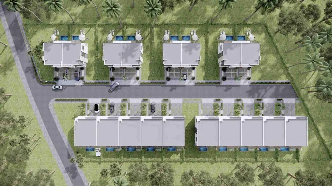Incredible 3BR Townhouses for sale in Punta Cana with Jacuzzi and 2 balconies 17