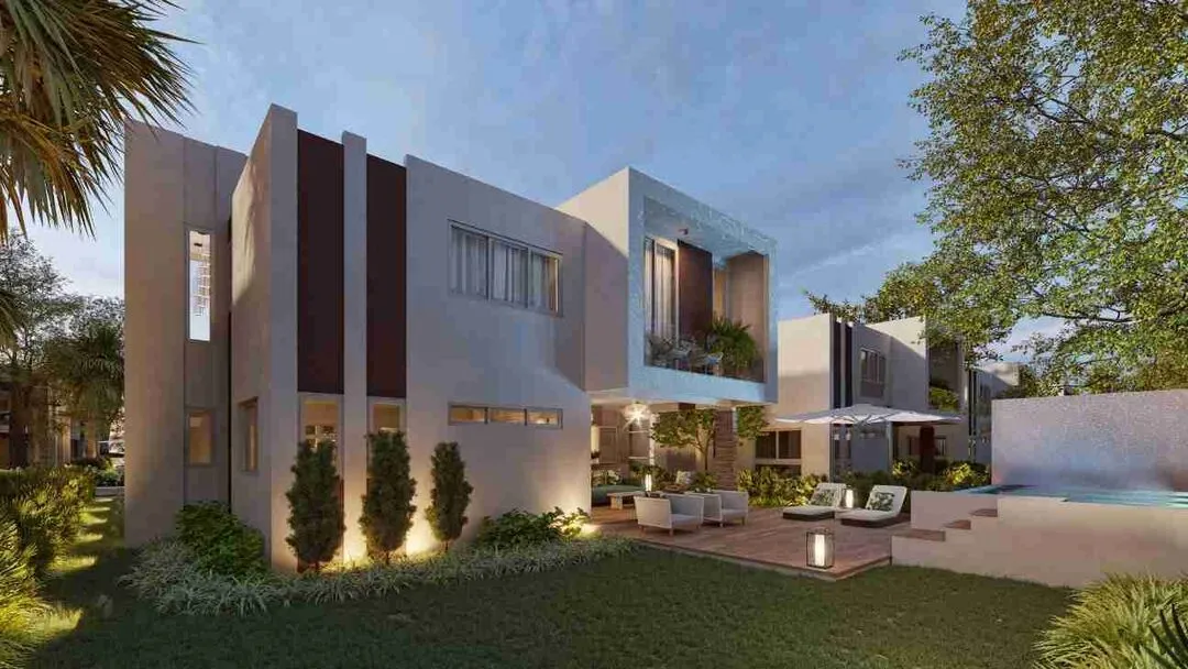 Cana Alta : Ciudad Las Canas, villa de 4 chambres à vendre à Cap Cana, avec club house