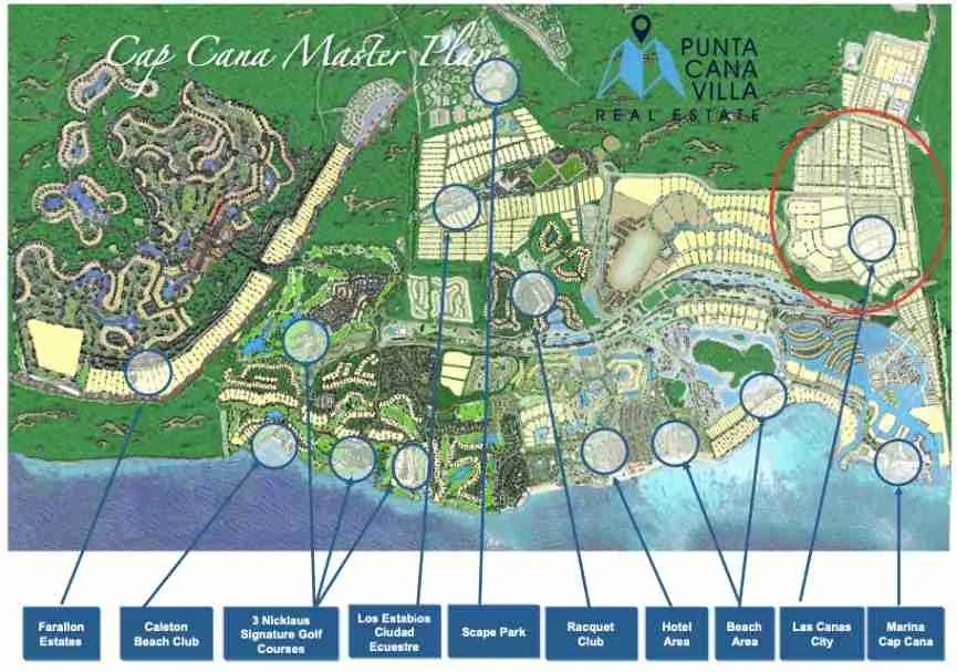 Cap Cana Master Plan Ciudad Las Canas