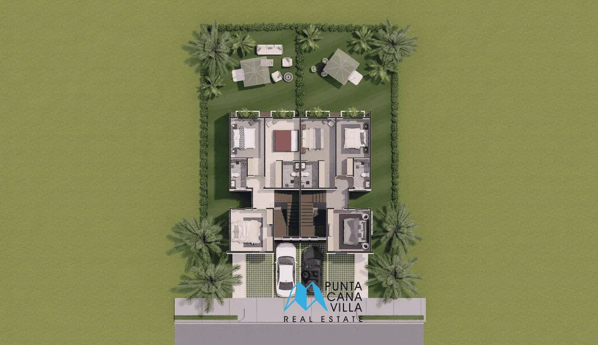 Oasis park Villa for sale in vista cana Master Plan