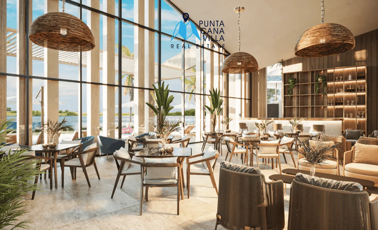 Oasis park Villa for sale in vista cana RESTAURANTE