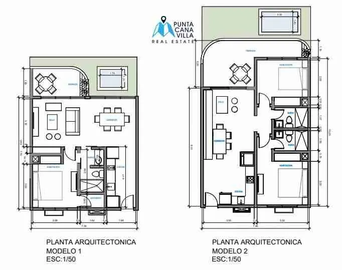 Apart for sale in vista cana plan nv1