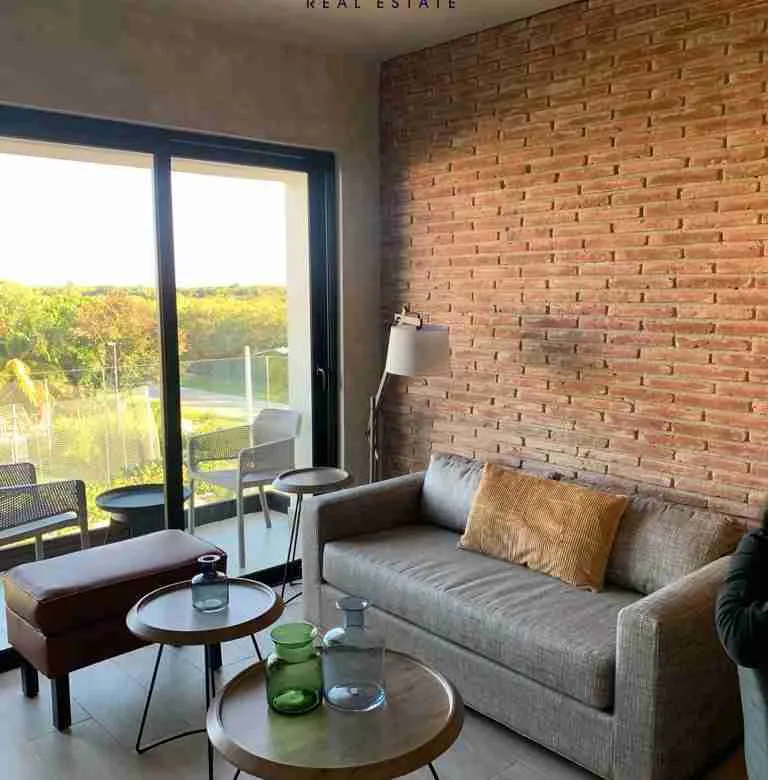 Canamar condo for sale in las canas cap cana living room