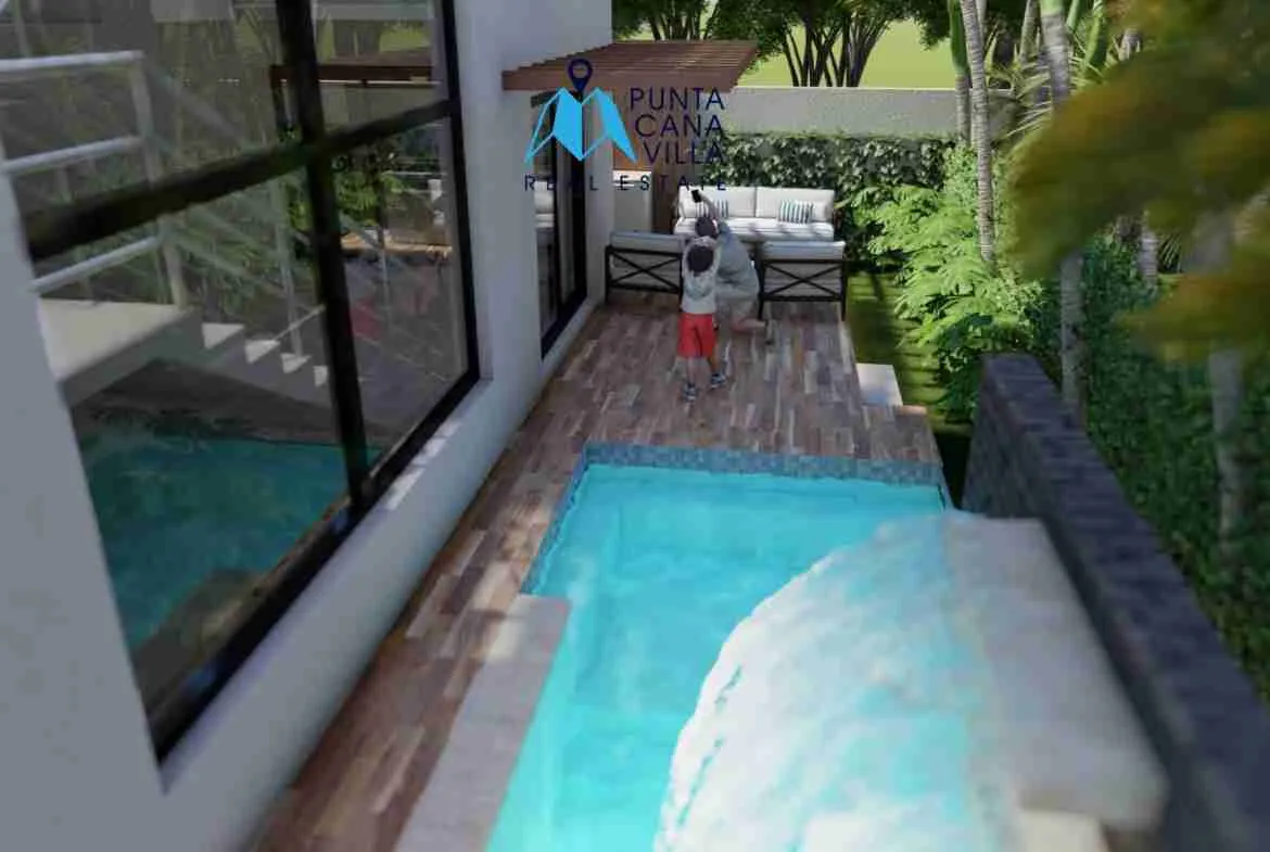 Perla del Mar Villa for Sale Stairs pool V