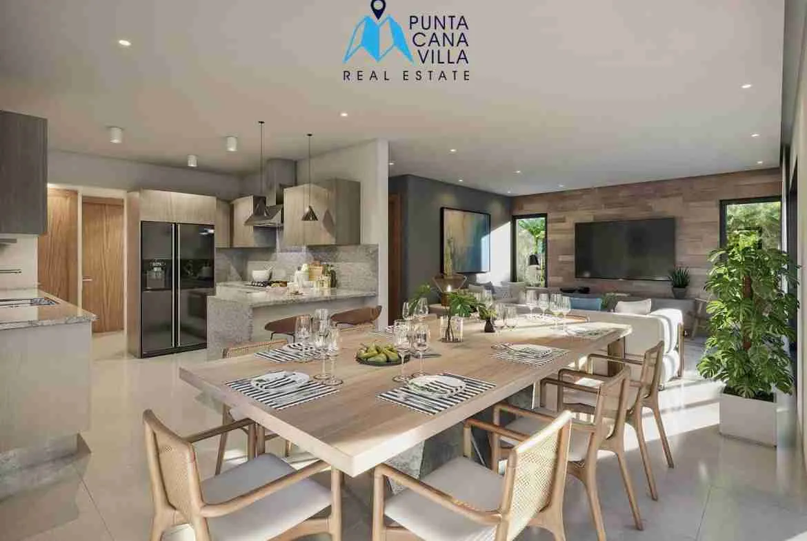 Villa for Sale in Bavaro Frigiliana dining room