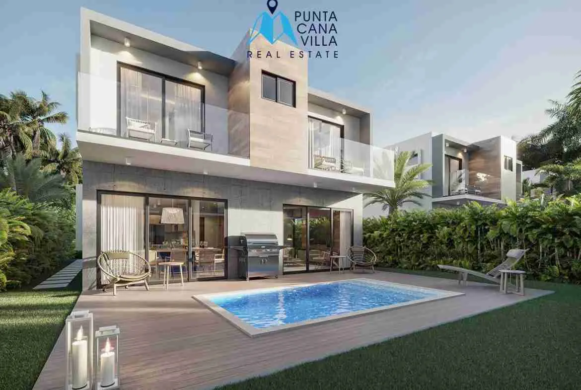 Villa for Sale in Bavaro Frigiliana yard