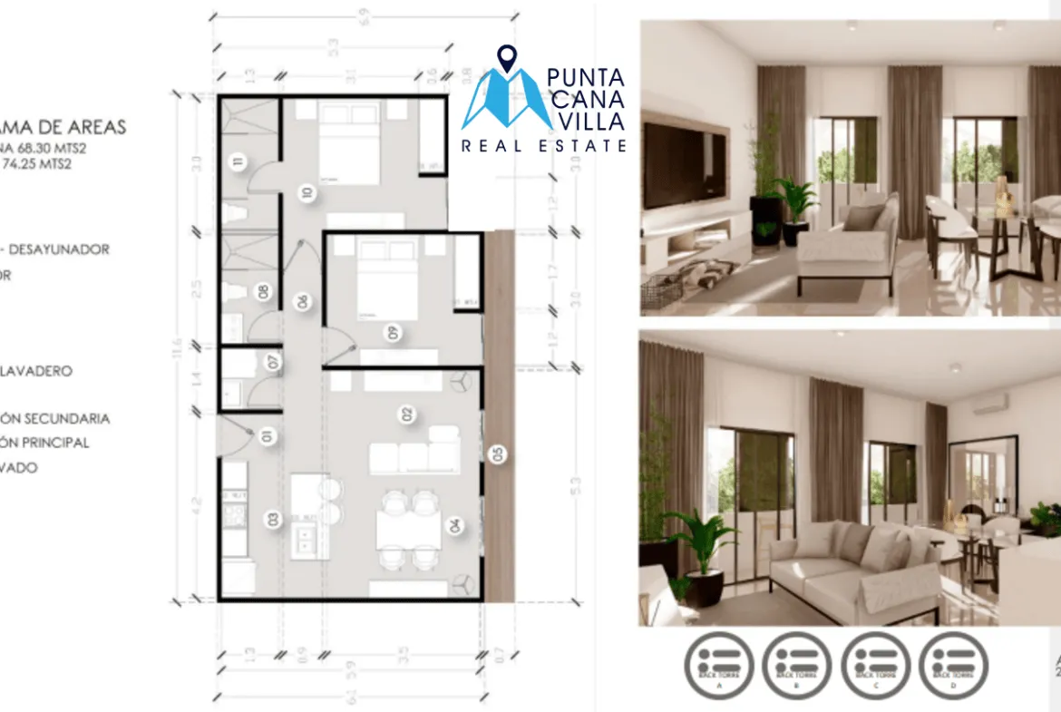 Vista Avalon, condo for sale in Bavaro, Master Plan