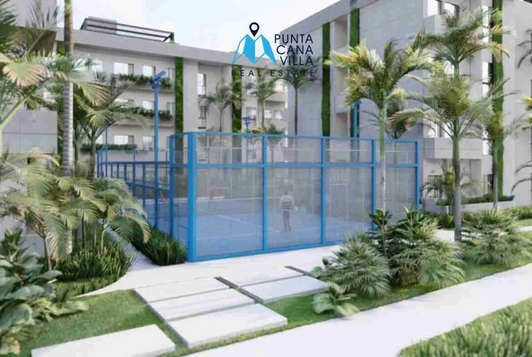 Vista Avalon, condo for sale in Bavaro, tennis court