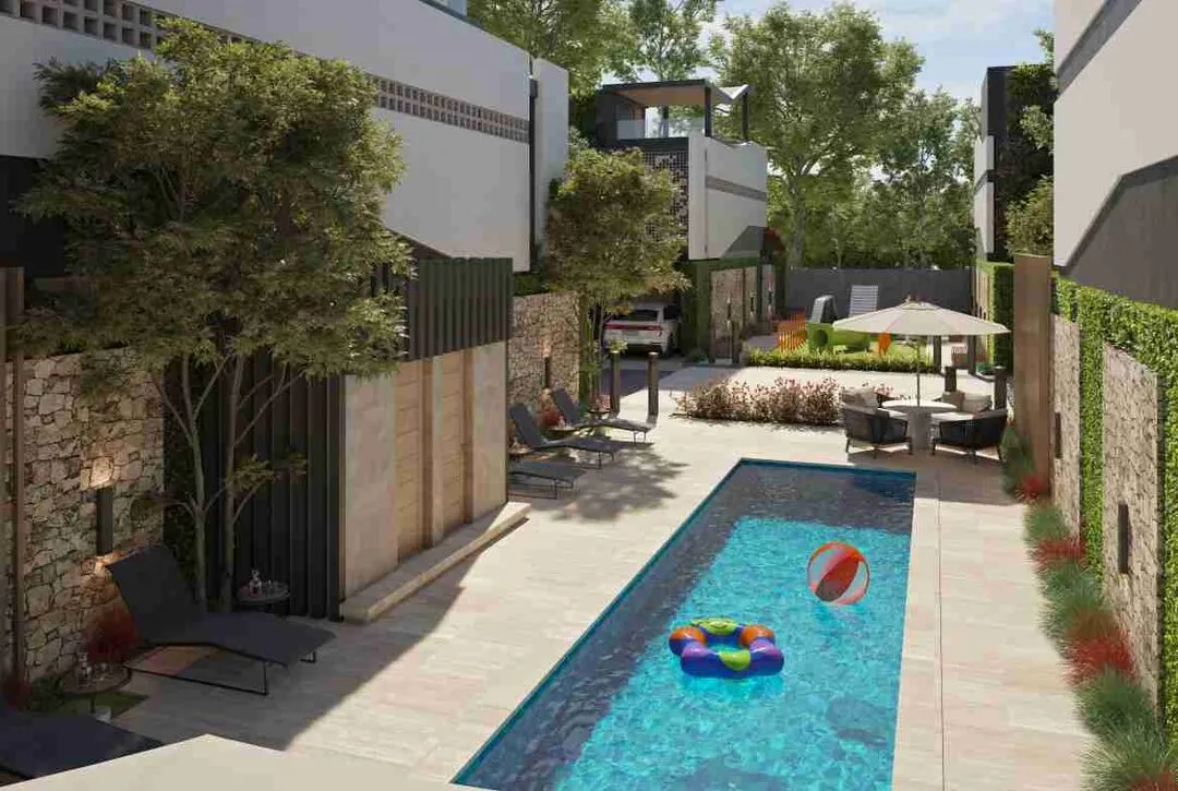 Amazing Three Bedroom Townhouse For Sale In Punta Cana With Two Parking Spaces