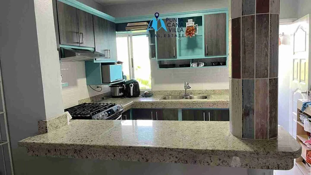 Condo for sale in Los Corales Punta Cana Kitchen view