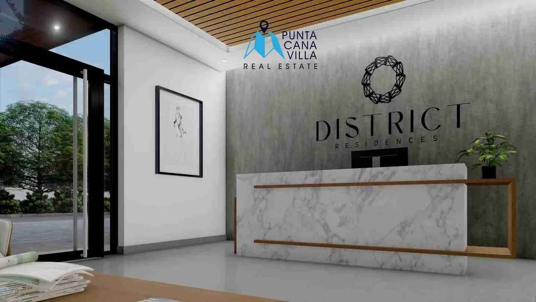 District residencesCondo for Sale in Bavaro Punta Cana Lobby