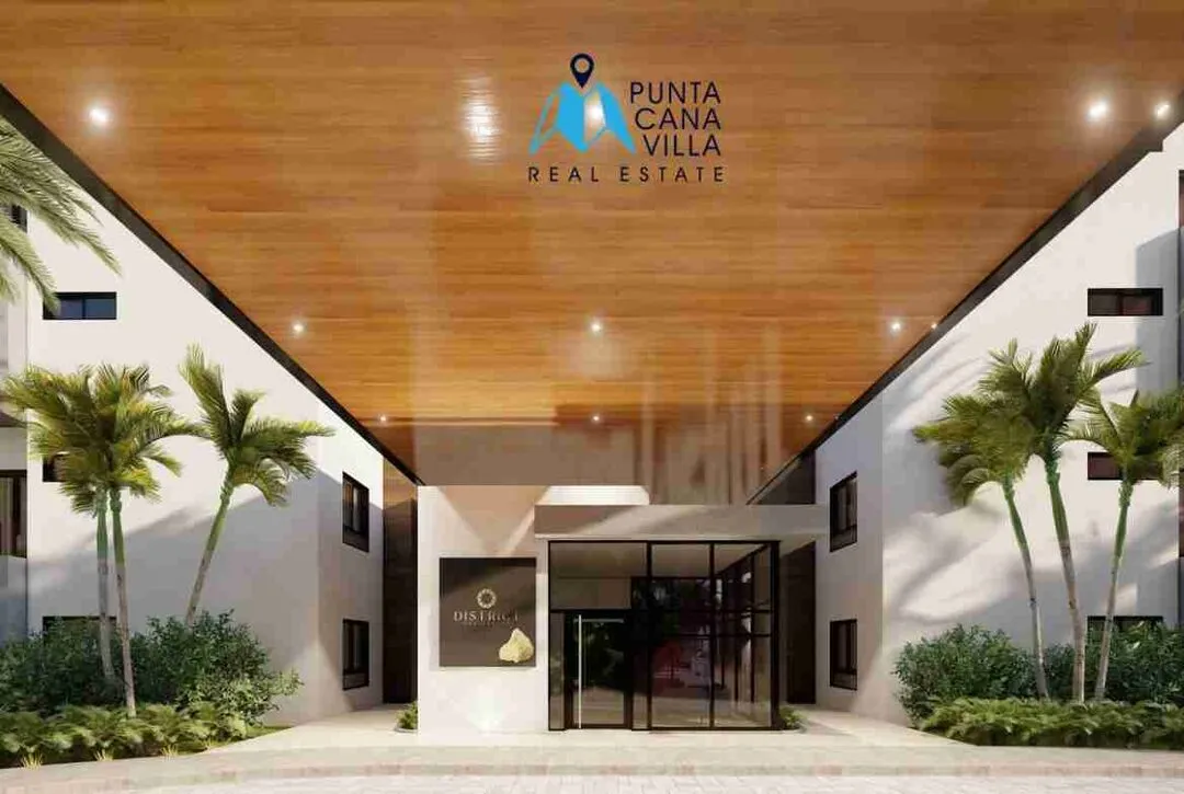 District residences,Condo for Sale in Bavaro, Punta Cana, main entrace