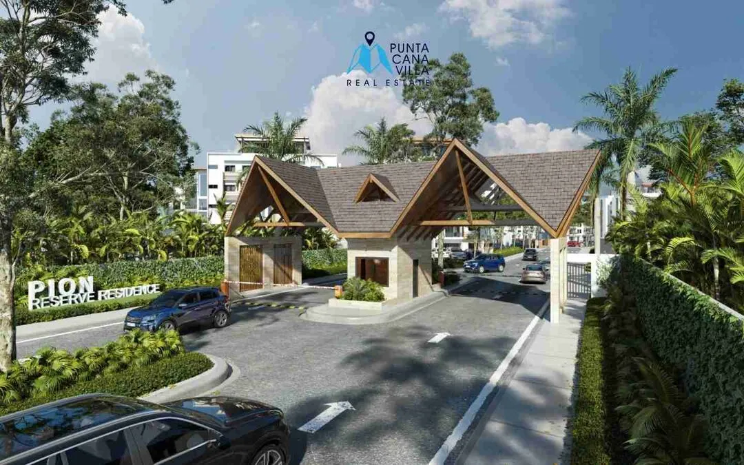 PION Reserve Residences, condo for sale in Bavaro, Punta Cana, main entrace