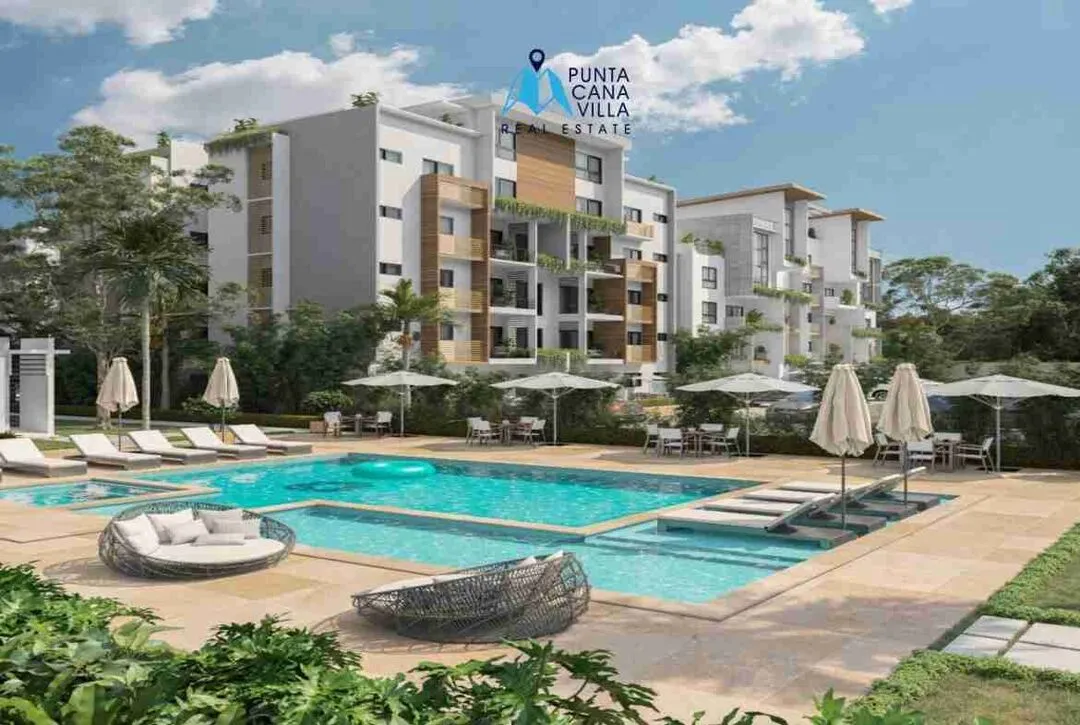 PION Reserve Residences, condo for sale in Bavaro, Punta Cana, pool view