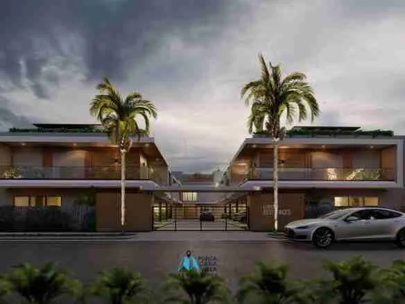 Beautiful Two Bedroom Townhouse For Sale In Downtown, Bavaro, Punta Cana With Jacuzzi (1)
