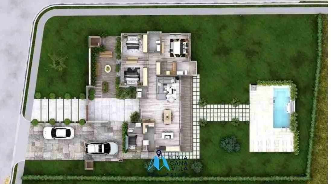 Lovely Three Bedroom Villa For Sale In Ciudad Las Canas Cap Cana Punta Cana13