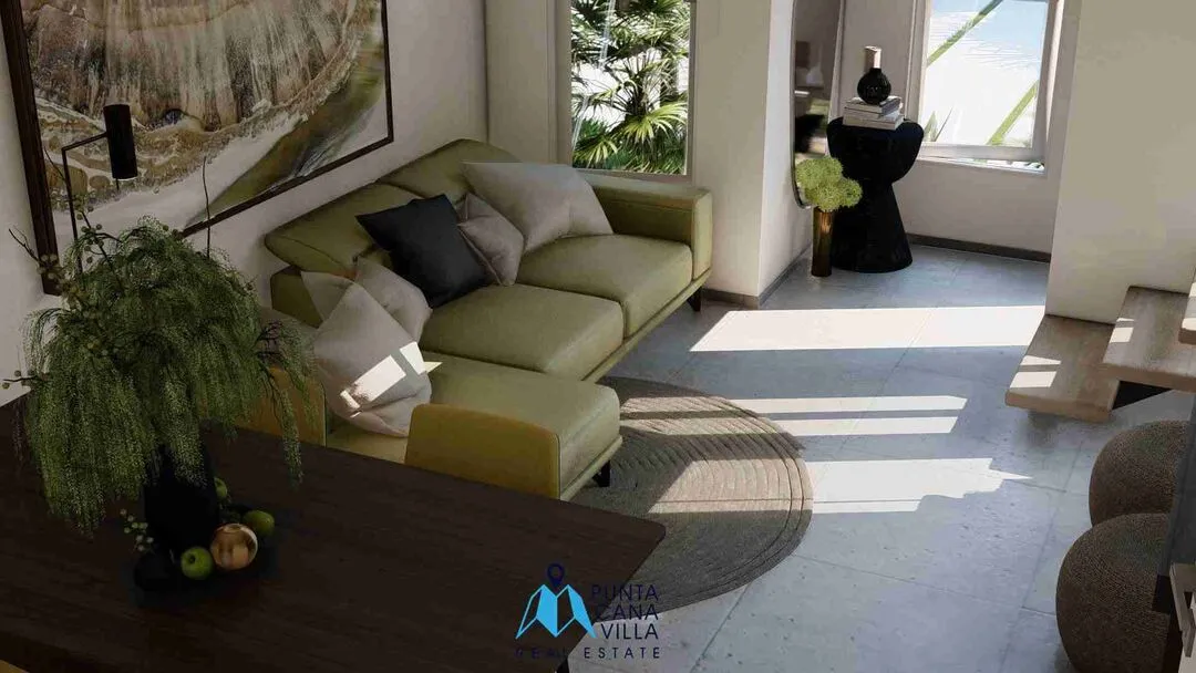 Modern Three Bedroom Villa For Sale In Las Brisas Bavaro Punta Cana With Balcony 15