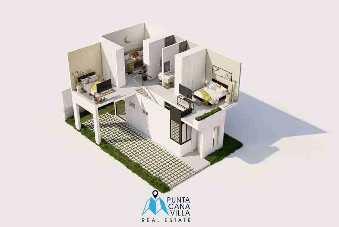 Modern Three Bedroom Villa For Sale In Las Brisas, Bavaro, Punta Cana With Balcony (19)