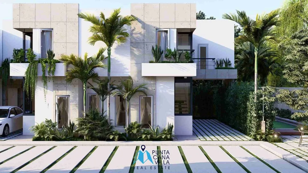 Modern Three Bedroom Villa For Sale In Las Brisas Bavaro Punta Cana With Balcony 2