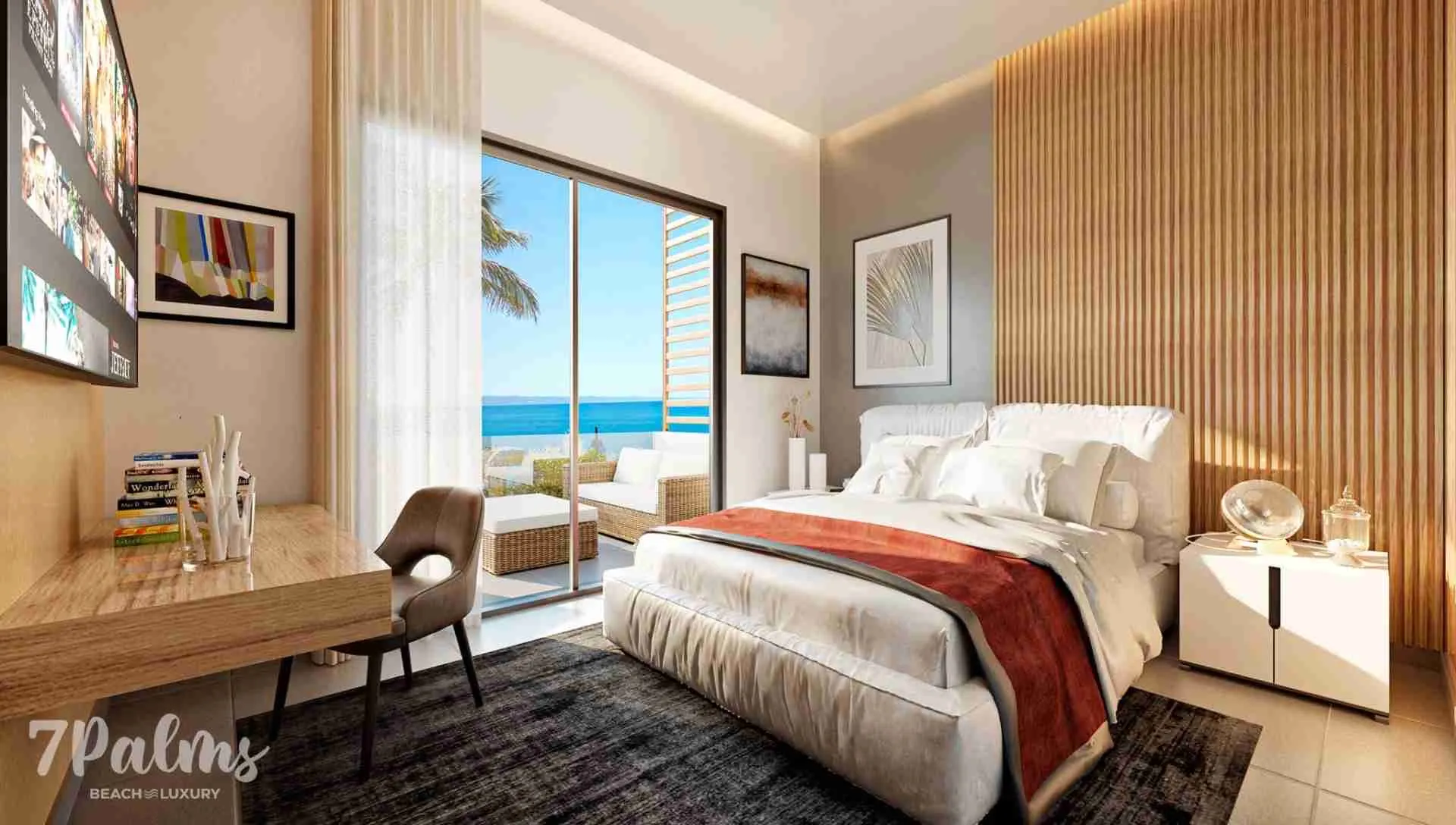 Stylish Two Bedroom Condo For Sale In Punta Cana With Balcony (2) Stylish Two Bedroom Condo For Sale In Punta Cana With Balcony (2)