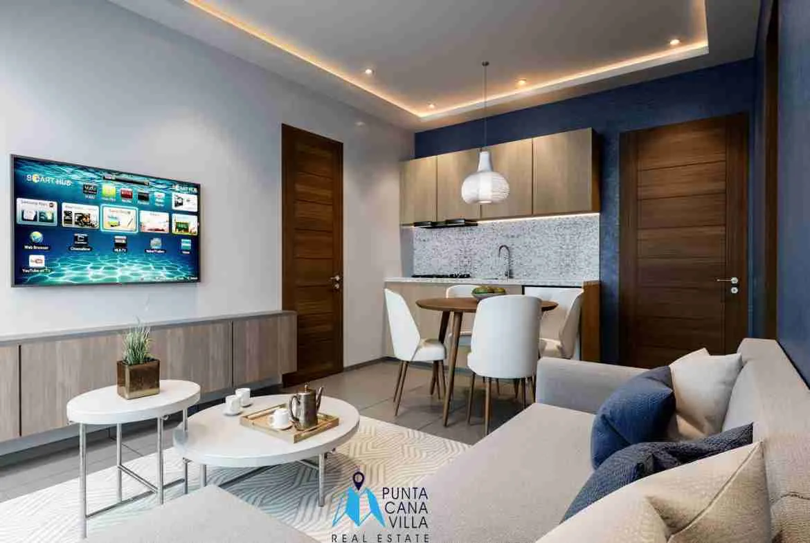 Amazing One Bedroom Studio Apartment For Sale In Vista Cana, Punta Cana With Access To Gym ()