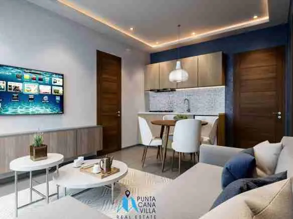 Amazing One Bedroom Studio Apartment For Sale In Vista Cana, Punta Cana With Access To Gym ()