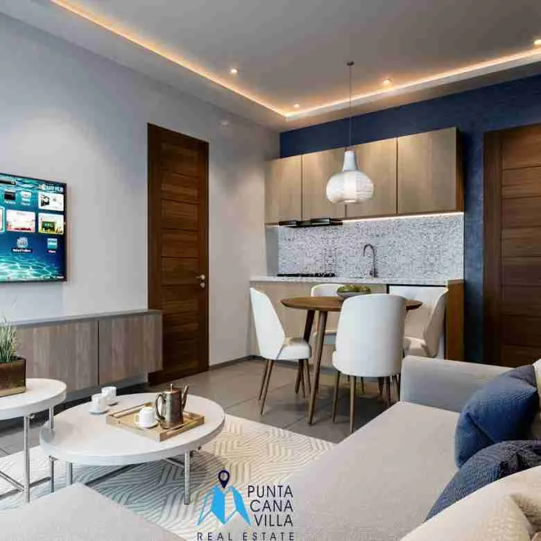 Amazing One Bedroom Studio Apartment For Sale In Vista Cana, Punta Cana With Access To Gym ()