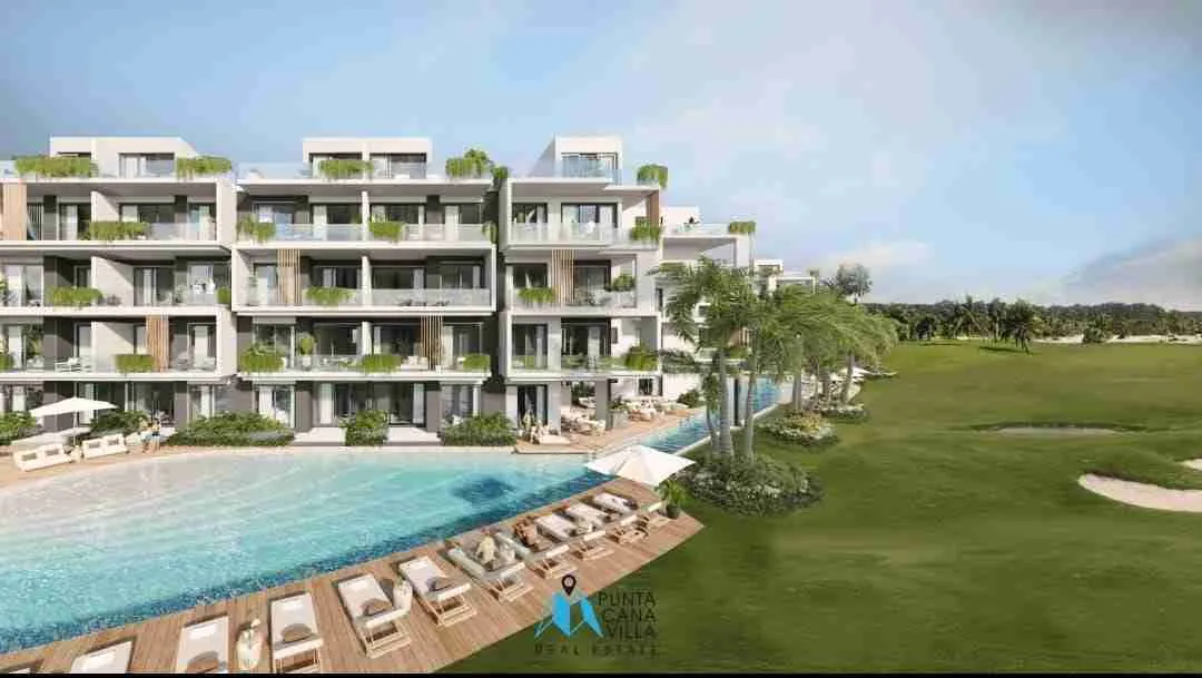 Magnifique Condo de trois chambres à vendre à Cap Cana, Punta Cana Près du centre commercial Blue Mall