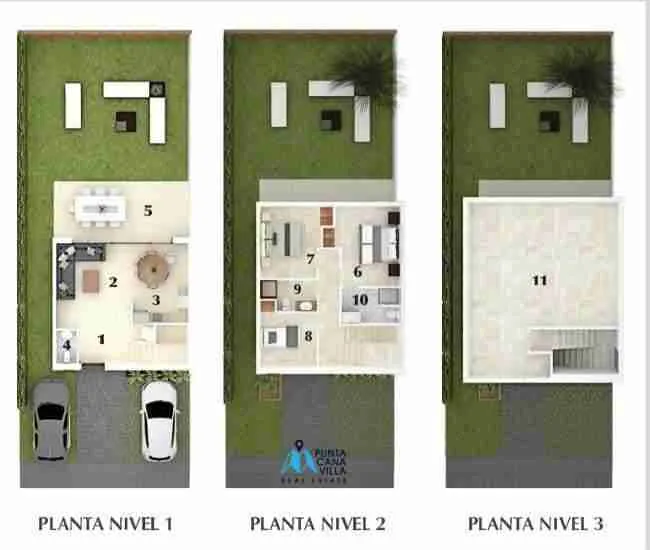 Cozy Three Bedroom Villa For Sale In Bavaro, Punta Cana Near Downtown ()