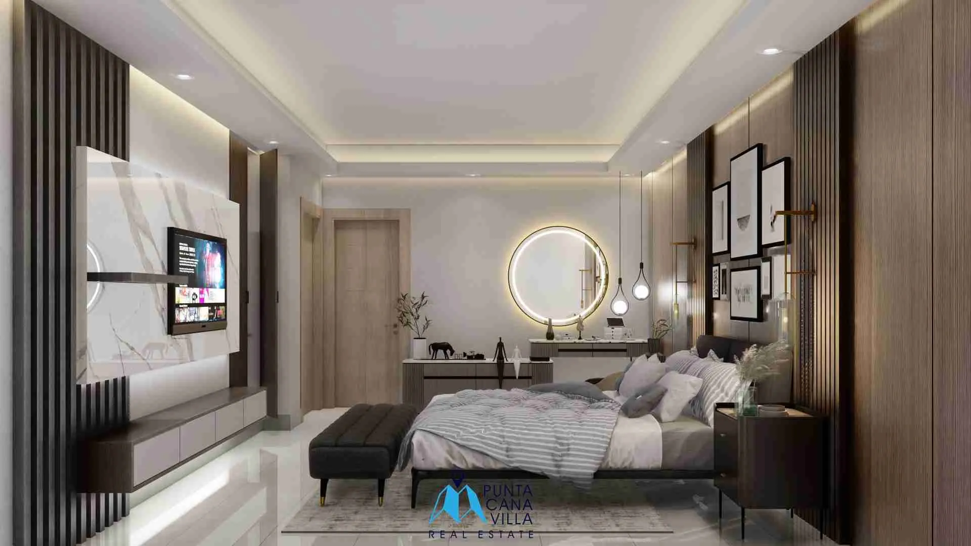 Maravillosa Villa De Dos Habitaciones En Venta En Bavaro, Punta Cana Con Dos Plazas De Parqueo
