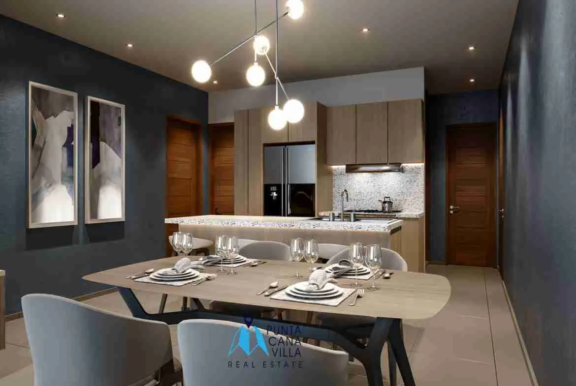 Lovely Three Bedroom Condo For Sale In Vista Cana, Punta Cana With Co Working Area ()