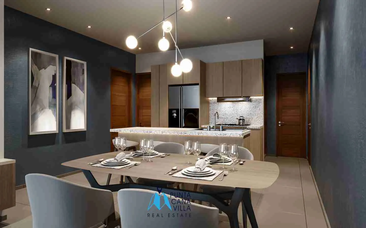 Lovely Three Bedroom Condo For Sale In Vista Cana, Punta Cana With Co Working Area ()