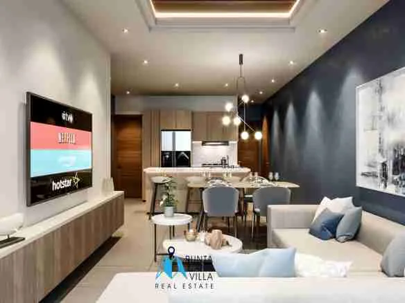Lovely Three Bedroom Condo For Sale In Vista Cana, Punta Cana With Co Working Area ()