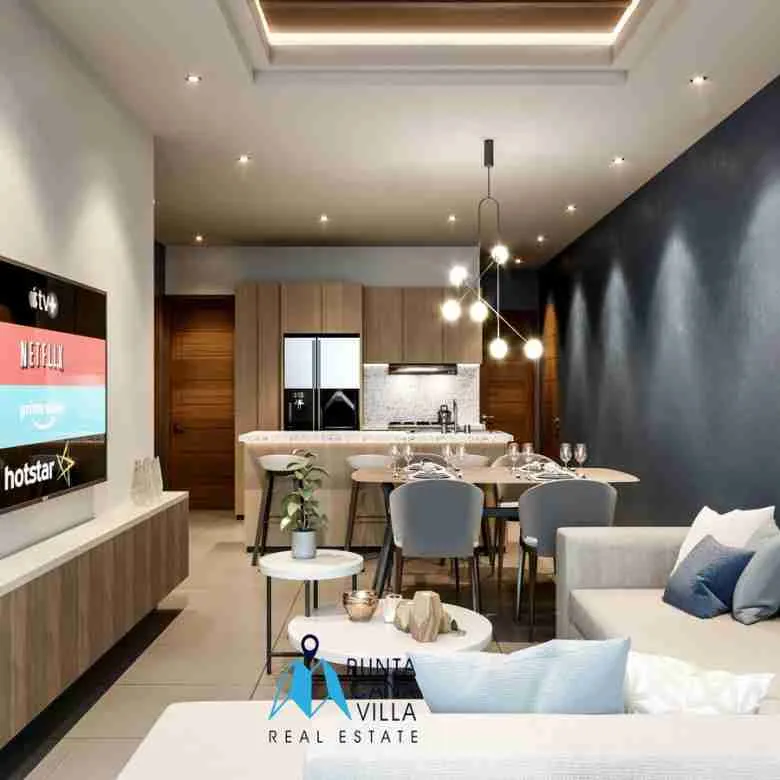 Lovely Three Bedroom Condo For Sale In Vista Cana, Punta Cana With Co Working Area ()
