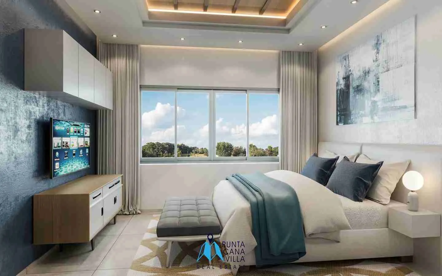Se Vende Lujoso casa duplex De Tres Dormitorios En Vista Cana, Punta Cana Con Piscina Comunitaria
