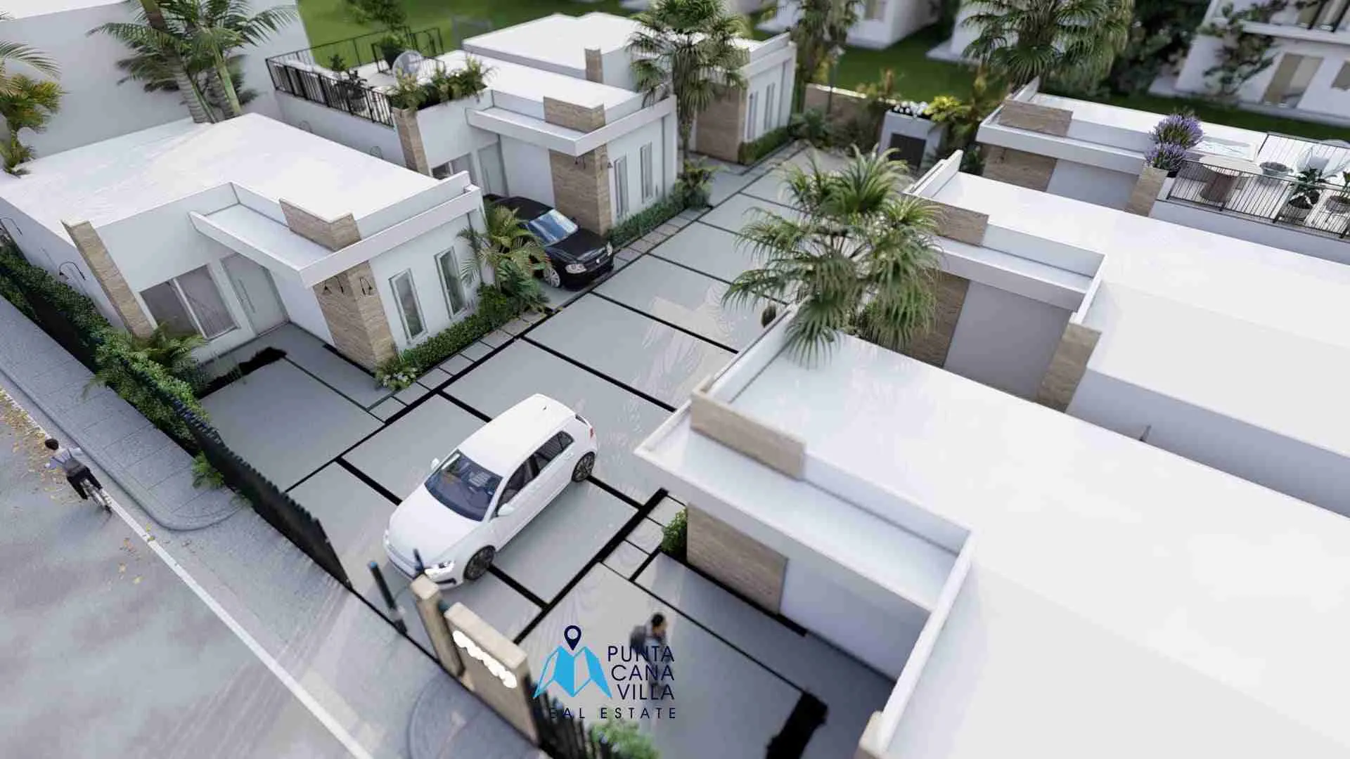 Crasqui Brisas Fase 5: Asequible Villa de 2 dormitorios en venta en Brisas de Punta Cana
