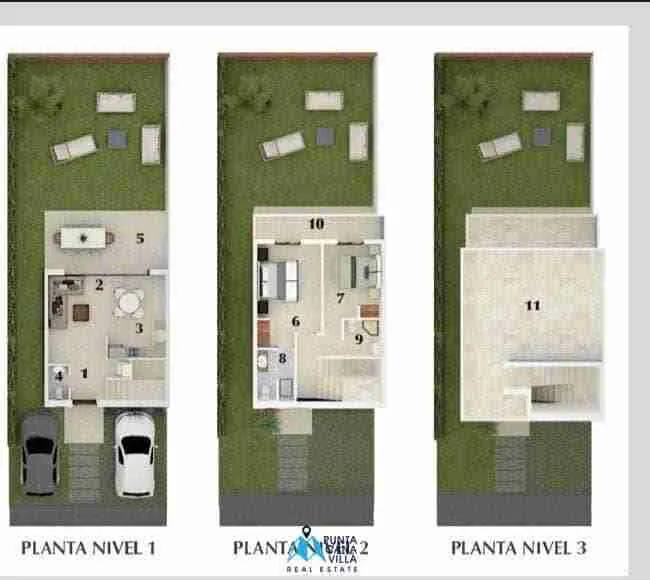 Maravillosa Villa De Dos Habitaciones En Venta En Bavaro, Punta Cana Con Dos Plazas De Parqueo