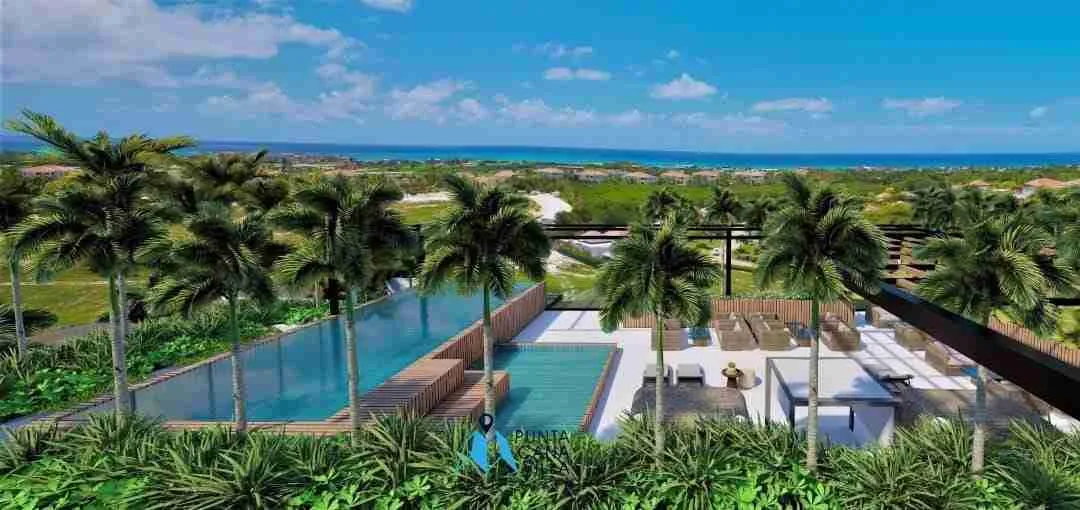 Core Residences : Condo exclusif de 2 chambres à coucher avec piscine privée et chambre de bonne à Cap Cana