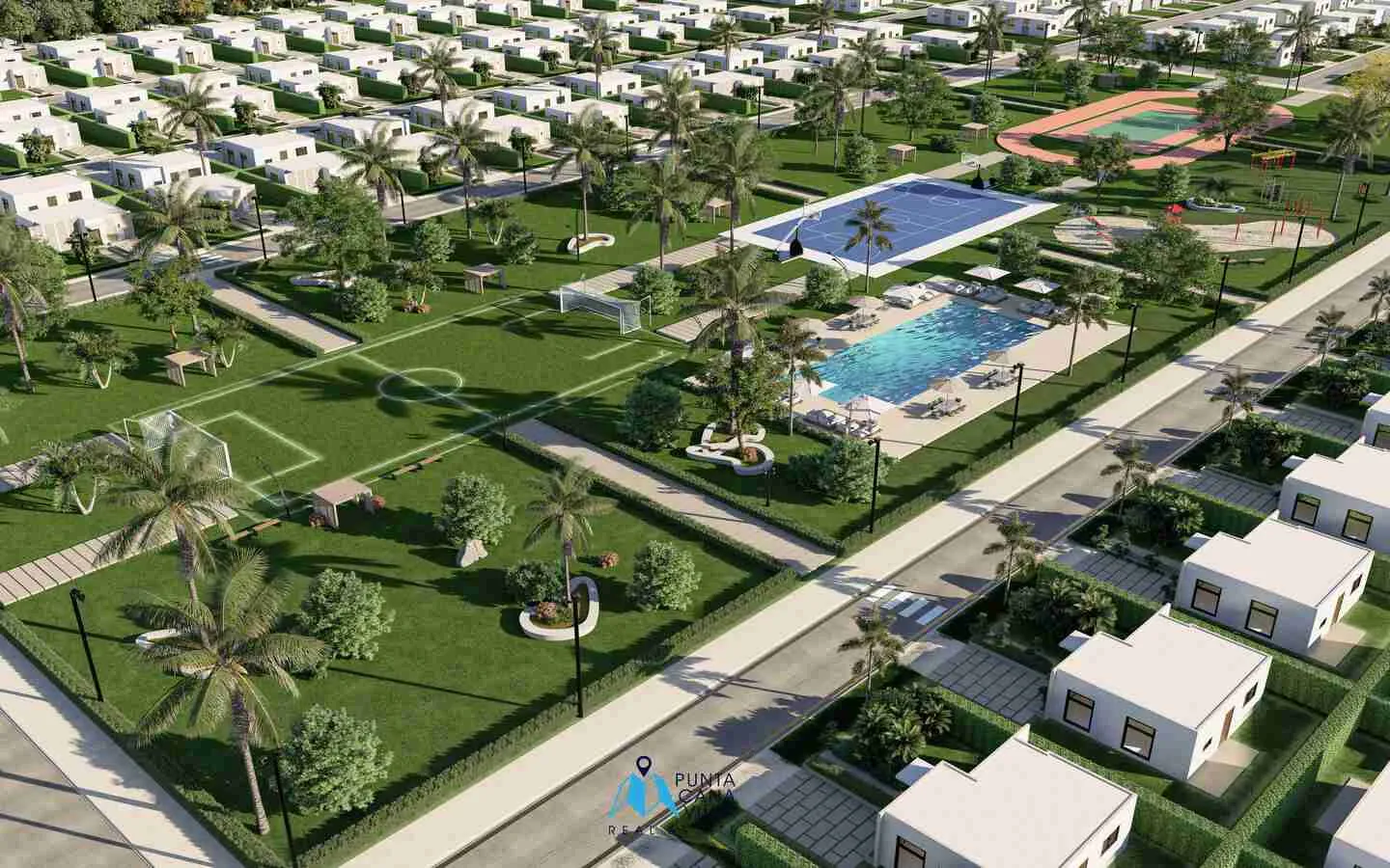 Alta Vista: Villa de dos habitaciones en venta en Bavaro, Punta Cana, Comunidad cerrada