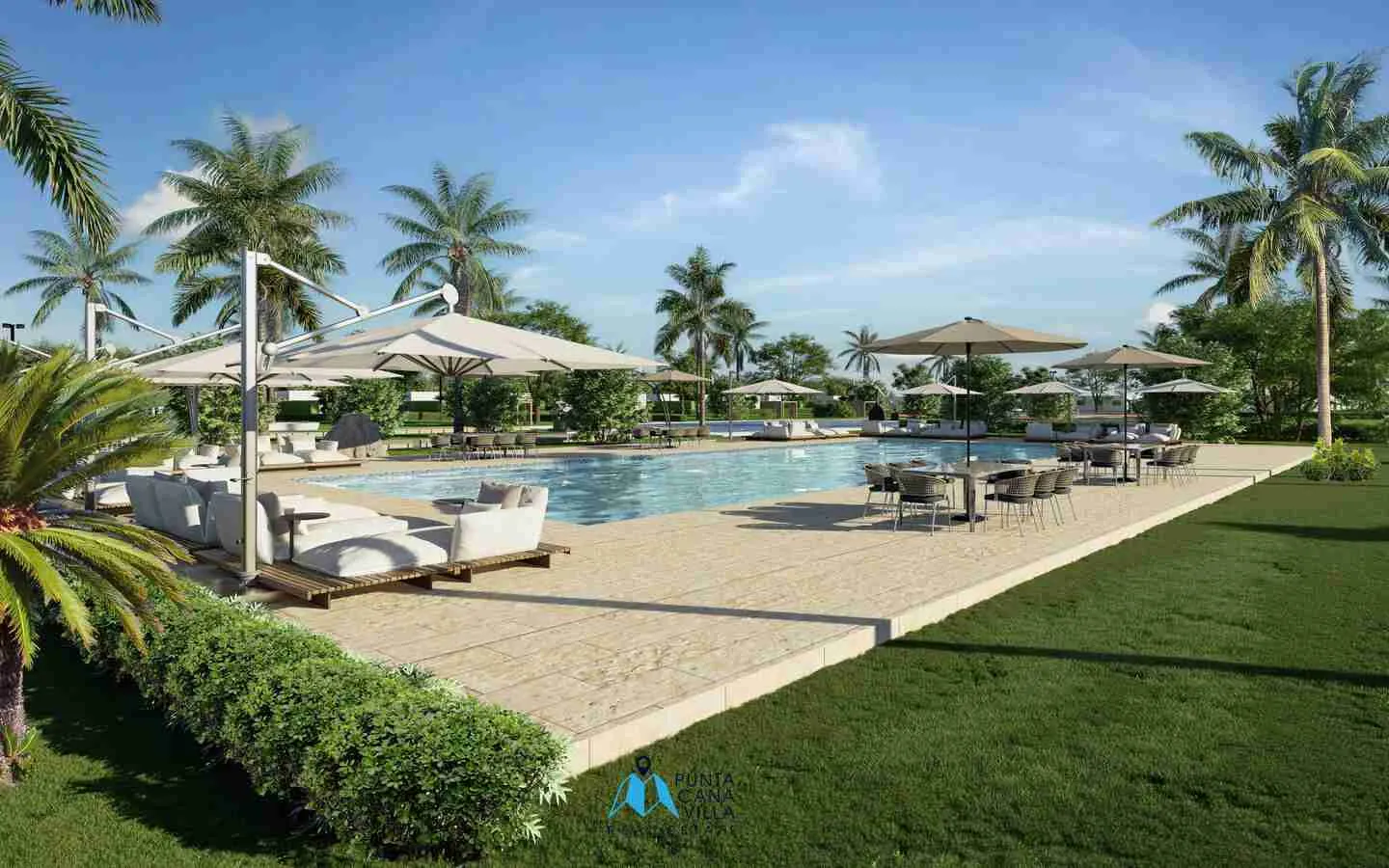 Alta Vista: Villa de dos habitaciones en venta en Bavaro, Punta Cana, Comunidad cerrada