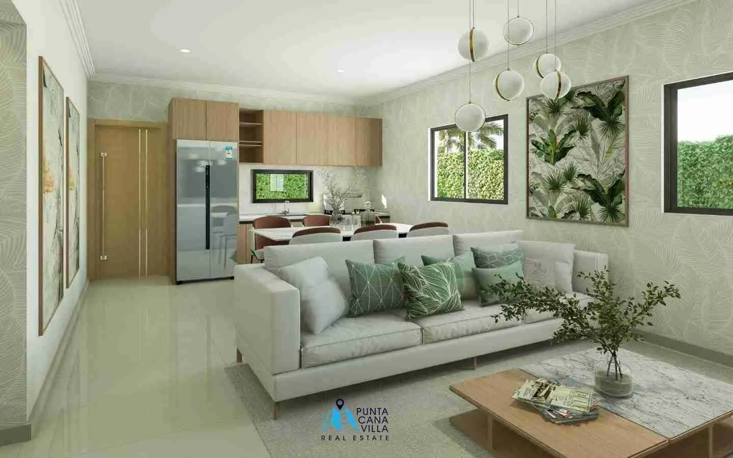 Alta Vista: Villa de dos habitaciones en venta en Bavaro, Punta Cana, Comunidad cerrada