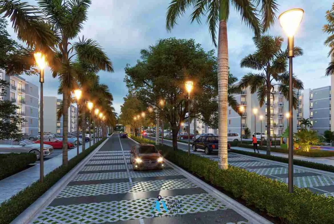Lovely two bedroom condo for sale in Bavaro, Punta Cana with elevators ()