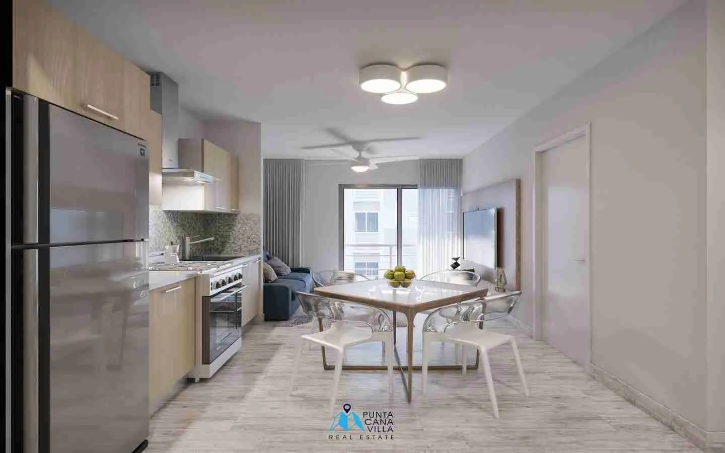 Lovely two bedroom condo for sale in Bavaro, Punta Cana with elevators ()
