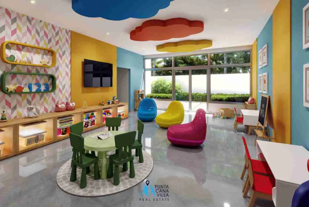 Lovely two bedroom condo for sale in Bavaro, Punta Cana with elevators ()