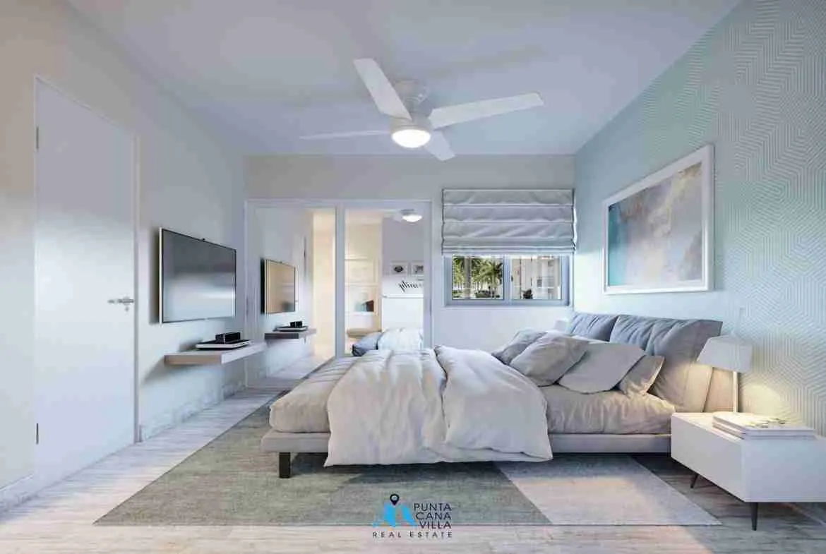 Lovely two bedroom condo for sale in Bavaro, Punta Cana with elevators ()