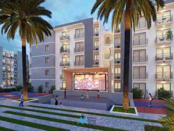 Lovely two bedroom condo for sale in Bavaro, Punta Cana with elevators ()