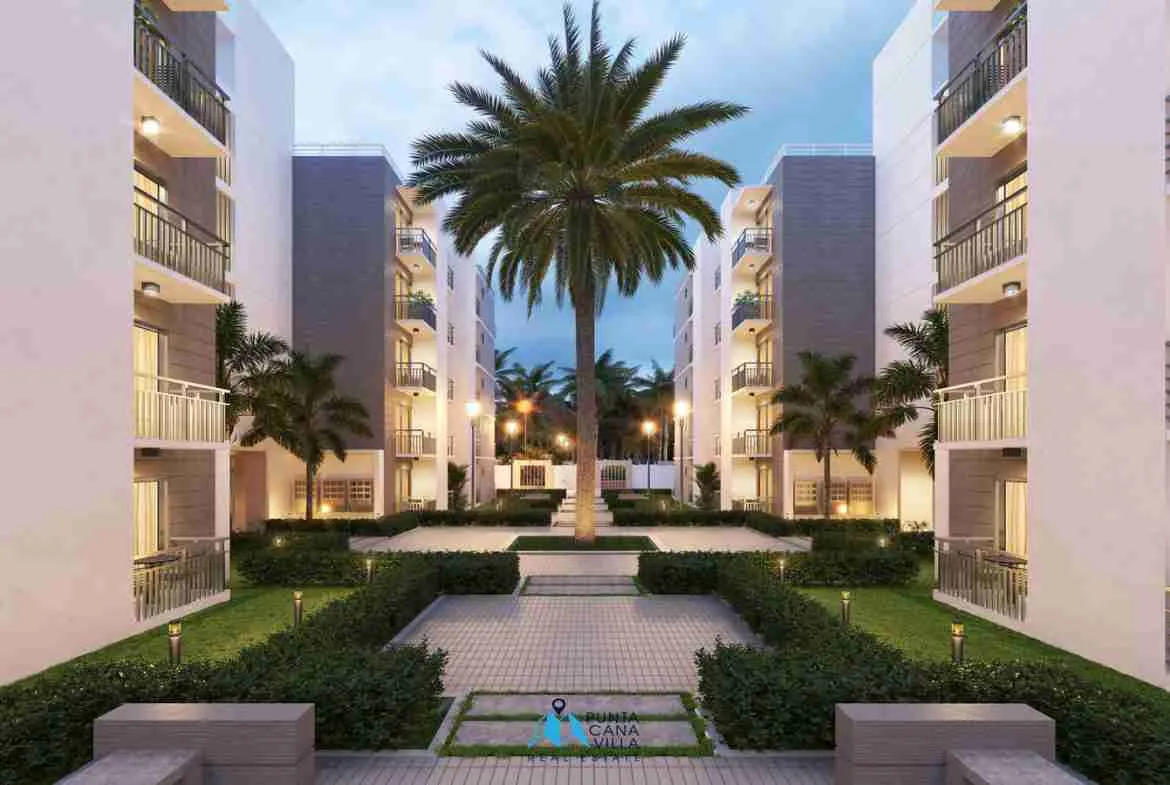 Lovely two bedroom condo for sale in Bavaro, Punta Cana with elevators ()